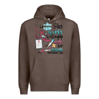 Coffee she works willingly with her hands Premium Hoodie - MaliasSmallBusiness