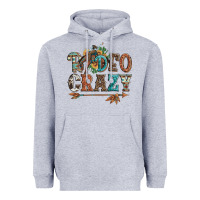 Heather Grey rodeo crazy bucking bronco cowboy Heavyweight Hoodie - Artiststas