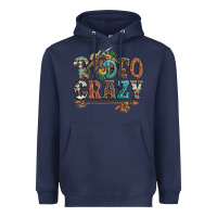 Navy rodeo crazy bucking bronco cowboy Heavyweight Hoodie - Artiststas