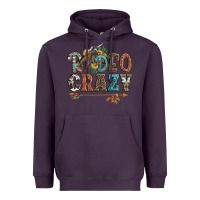 Plum rodeo crazy bucking bronco cowboy Heavyweight Hoodie - Artiststas