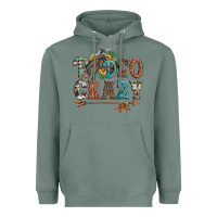 Sage rodeo crazy bucking bronco cowboy Heavyweight Hoodie - Artiststas