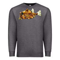 Charcoal Heather humpback turretfish Premium Sweatshirt - LillyAllenDesigns