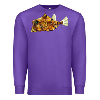 Purple humpback turretfish Premium Sweatshirt - LillyAllenDesigns