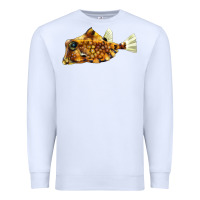 White humpback turretfish Premium Sweatshirt - LillyAllenDesigns