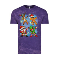 Cloud Purple dabbing christmas Vintage Tee - Zillion Design Studio