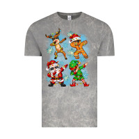 Cloud Rock dabbing christmas Vintage Tee - Zillion Design Studio