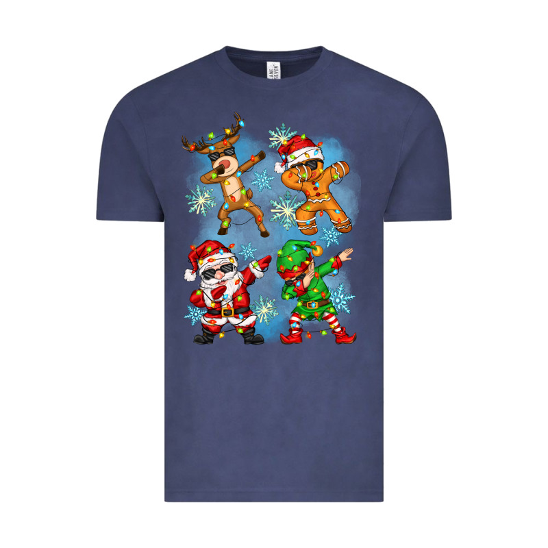 Dabbing Christmas Vintage Tee by Zillion Design Studio | Teevron