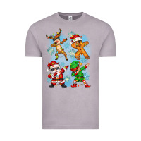 Vintage Zinc dabbing christmas Vintage Tee - Zillion Design Studio