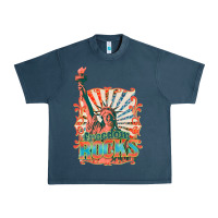 Midnight Navy retro freedom rocks billie wilder Urban Heavy Tee - texasbilliewilder