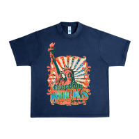 Navy retro freedom rocks billie wilder Urban Heavy Tee - texasbilliewilder