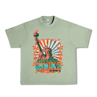 Oil Green retro freedom rocks billie wilder Urban Heavy Tee - texasbilliewilder