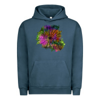 Pigment Midnight Navy halloween spider web for patches Urban Hoodie - BundleAndBundleShop