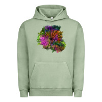 Pigment Oil Green halloween spider web for patches Urban Hoodie - BundleAndBundleShop
