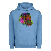 Pigment Pebble Blue halloween spider web for patches Urban Hoodie - BundleAndBundleShop