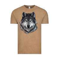 Vintage Coffee Wolf Vintage Tee - RanaPortraitStore