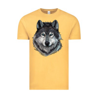 Vintage Mustard Wolf Vintage Tee - RanaPortraitStore