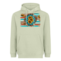 Matcha gemstone sunflower background Heavyweight Hoodie - AdoDesignShop