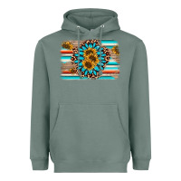 Sage gemstone sunflower background Heavyweight Hoodie - AdoDesignShop
