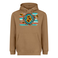 Toasted Coconut gemstone sunflower background Heavyweight Hoodie - AdoDesignShop