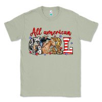 Matcha All American girl with cowgirl Classic Tee - Neo Western