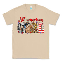 Mushroom All American girl with cowgirl Classic Tee - Neo Western