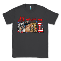Smoke All American girl with cowgirl Classic Tee - Neo Western