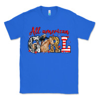 True Royal All American girl with cowgirl Classic Tee - Neo Western