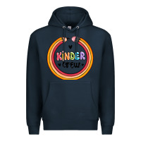 Navy kinder crew Premium Hoodie - MaliasSmallBusiness