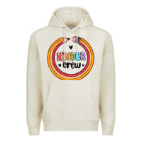 Oatmeal Heather kinder crew Premium Hoodie - MaliasSmallBusiness