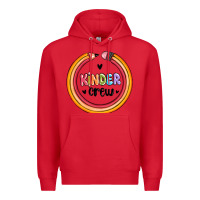 Red kinder crew Premium Hoodie - MaliasSmallBusiness