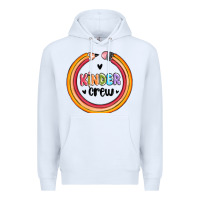 White kinder crew Premium Hoodie - MaliasSmallBusiness