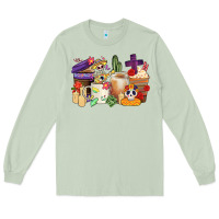 Matcha mexican dia de los muertos coffee cups Long Sleeve Tee - CTS Tumbler Store