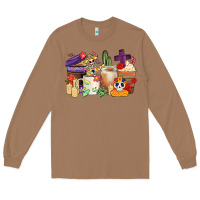 Toasted Coconut mexican dia de los muertos coffee cups Long Sleeve Tee - CTS Tumbler Store