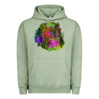 Pigment Oil Green halloween spider web for patches Urban Hoodie - BundleAndBundleShop