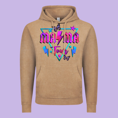 Mama Tour Front Vintage Hoodie Designed By Jahusdesignshop