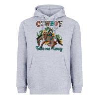 Heather Grey cowboy take me away rodeo Heavyweight Hoodie - Artiststas