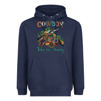 Navy cowboy take me away rodeo Heavyweight Hoodie - Artiststas