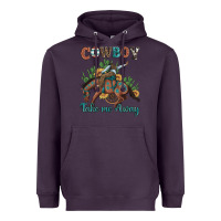Plum cowboy take me away rodeo Heavyweight Hoodie - Artiststas