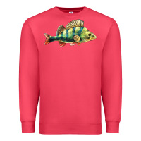 Cardinal Perch Fish Premium Sweatshirt - LillyAllenDesigns