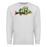 Dove Grey Perch Fish Premium Sweatshirt - LillyAllenDesigns