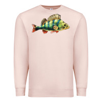 Pale Pink Perch Fish Premium Sweatshirt - LillyAllenDesigns