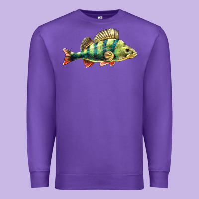 Perch Fish Premium Sweatshirt Designed By Lillyallendesigns