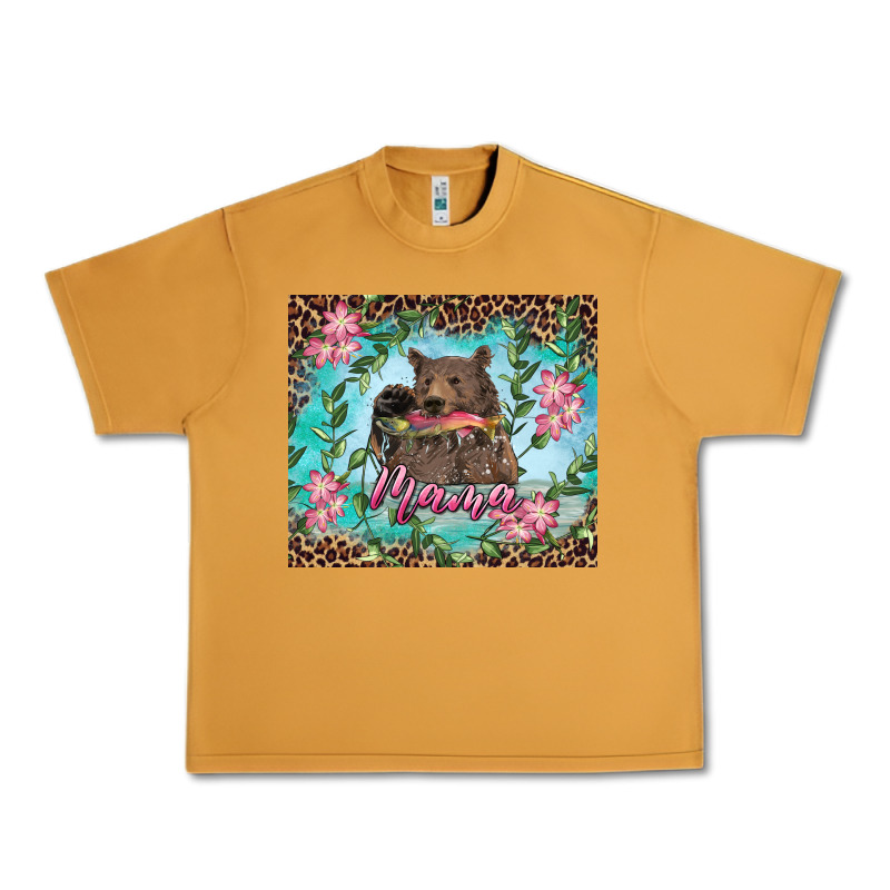Mama Bear Haunting Fish Floral Tumbler Urban Heavy Tee by RanaPortraitStore | Teevron