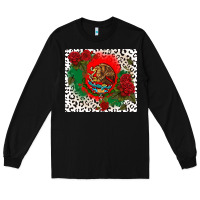 Black mexican flag and roses Long Sleeve Tee - CTS Tumbler Store