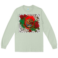 Matcha mexican flag and roses Long Sleeve Tee - CTS Tumbler Store