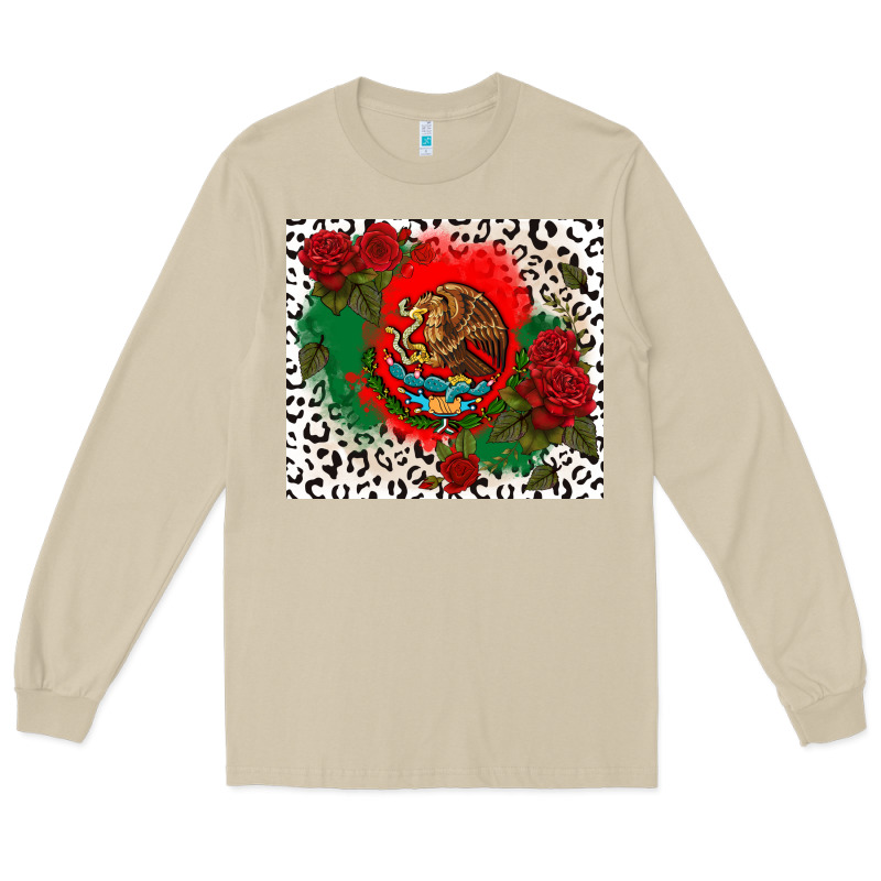 Mexican Flag And Roses Long Sleeve Tee by CTS Tumbler Store | Teevron