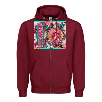 Burgundy survivor breast cancer Zipper Hoodie - AdoDesignShop