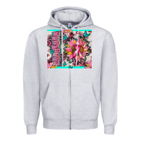 Heather Grey survivor breast cancer Zipper Hoodie - AdoDesignShop