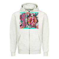 Oatmeal Heather survivor breast cancer Zipper Hoodie - AdoDesignShop