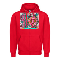 Red survivor breast cancer Zipper Hoodie - AdoDesignShop